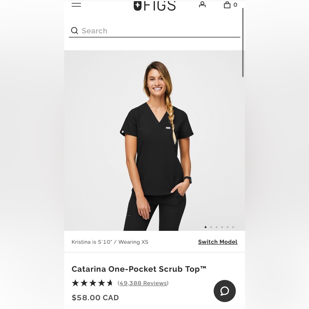 FIGS Black Scrubs 🖤